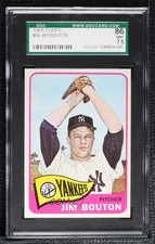 1965 Topps Jim Bouton #30 SGC 7.5 0q5