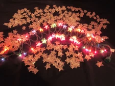 50 Vintage Sterling Clear 5-Point Star Add-On  Mini Light Reflector Covers