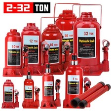 2-32 Ton Heavy Duty Truck Caravan Car Van Boat Hydraulic Lifting Ram Bottle Jack