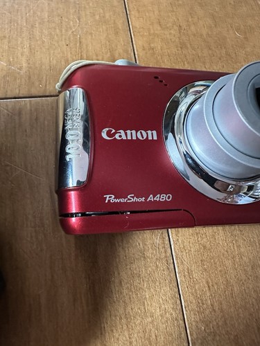 Canon PowerShot A480 10.0MP RED Compact Digital Camera — TESTED & WORKING READ** - Picture 10 of 10