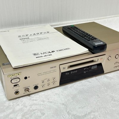 Sony MDS-JE780 MD MiniDisc Deck Recorder MDLP NetMD Hi-Fi Audio Component AS-IS