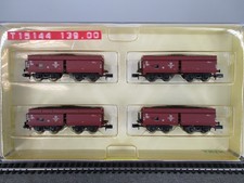 Minitrix Spur N 15144 Güterwagen Set 4-teilig Erzwagen in OVP