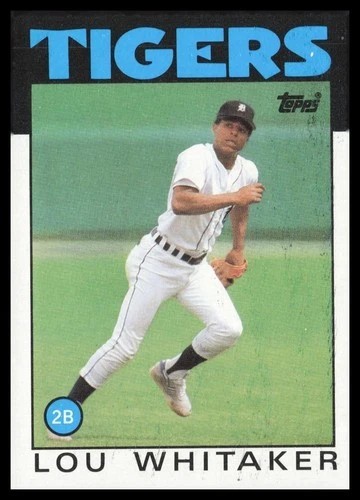 1986 Lou Whitaker #20 Baseball Card (Topps) - Picture 1 of 1