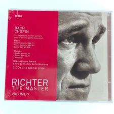 Richter The Master Volume 9 Bach Chopin - CD New Sealed