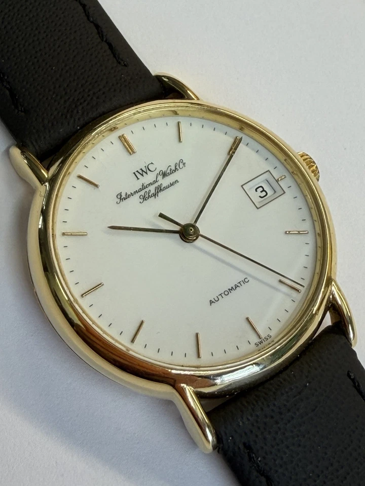 Iwc Portofino Automatic Uhr 18 K Gold Massiv Ref IW 3513 - Bild 1 von 4