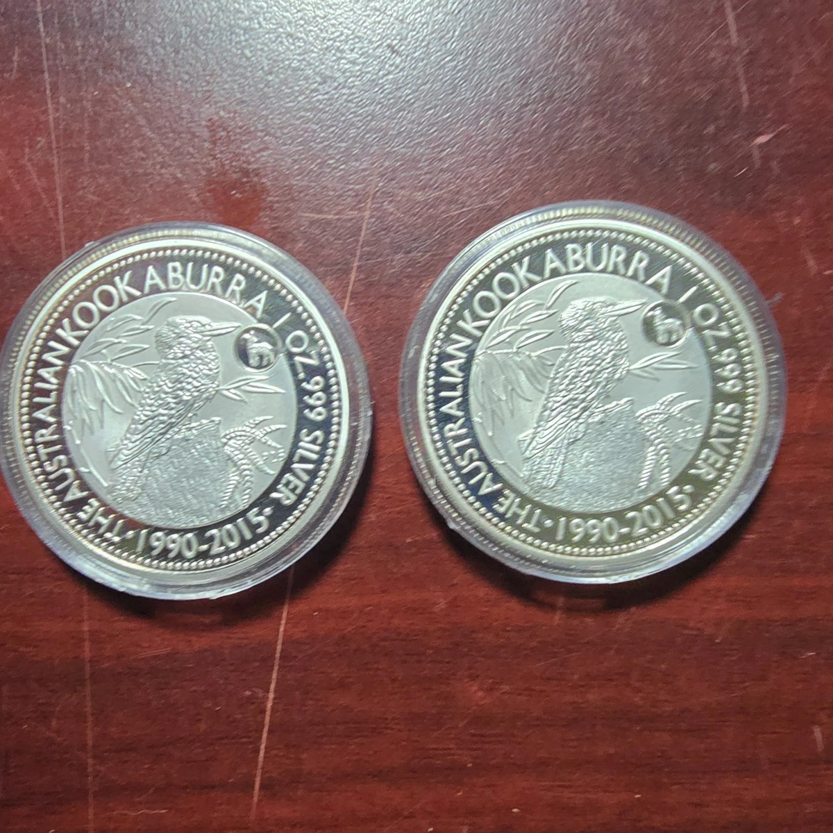 Australian Kookaburra 1 oz Precious Metal Content per Unit 2015