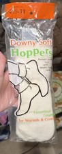 Vintage DOWNY SOFT PUFFS Bootie Socks ORLON ACRYLIC White NEW in Pkg.