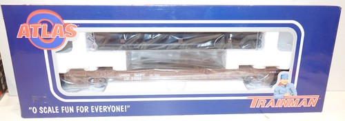 Atlas 'O' Trainman 3-Rail #929-1 Union Pacific Flachwagen #57055 mit Rohrladung Neu in OVP | Zustand: New
