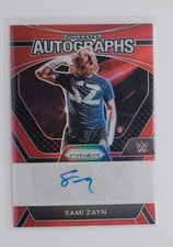 2024 Panini Prizm WWE Sami Zayn Superstar Autographs Red /99