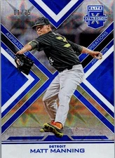 2016 Panini Elite Extra Kole Enright Aspirations Blue /75 Texas Rangers #107