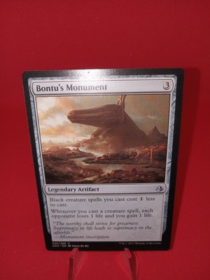 Bontu's Monument - Amonkhet - Magic the Gathering MTG Legendary Artifact 