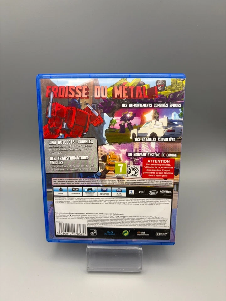Transformers: Devastation – PlayStation 4 PS4 – Bon état – Complet – PAL FR, photo 3 sur 5