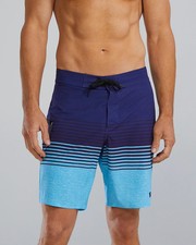 TYR Hydrosphere Men's Mobius Boardshorts, Blue/Black, 2XL