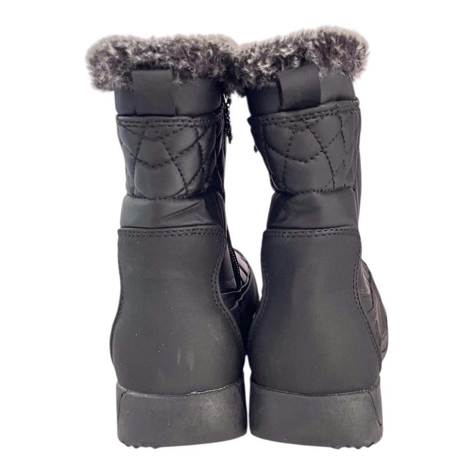 Botas Totes Eve para clima frío para mujer talla 9M forro de piel sintética cordón con cremallera Foto 4 de 4