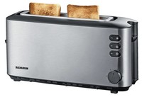 Severin At 2515 Langschlitztoaster Edelstahl Schwarz 1000W 2 Scheiben