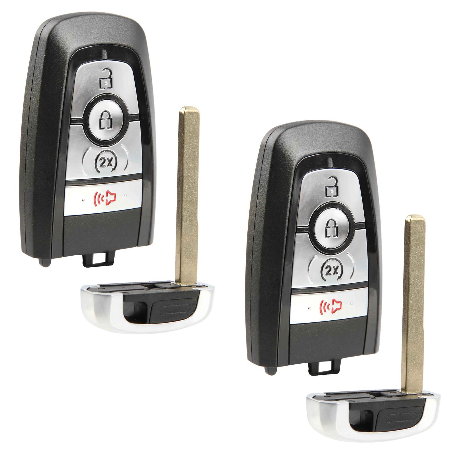 2 Remote 4btn Smart Silver Prox Remote Start For Ford (M3N-A2C93142600)
