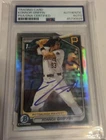 Konnor Griffin 1st Bowman Chrome Refractor Auto PSA