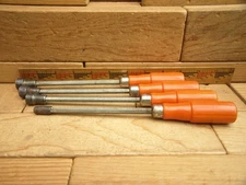 Indestro Long Straight Spinner Type Wrenches x4 Probably Late 1930s to Late 1940