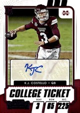 2021 Panini Contenders Draft Picks #304 K.J. Costello