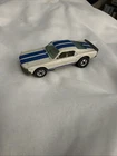Hot Wheels Mustang Stocker GT 350 White Blue Diecast Car blackwall 74 1:64 Ford