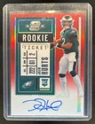 2020 Contenders Optic Jalen Hurts RC Red Rookie Ticket RPS Auto #23/199