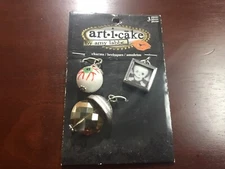 art i cake amy label Eyeball skull  a bling