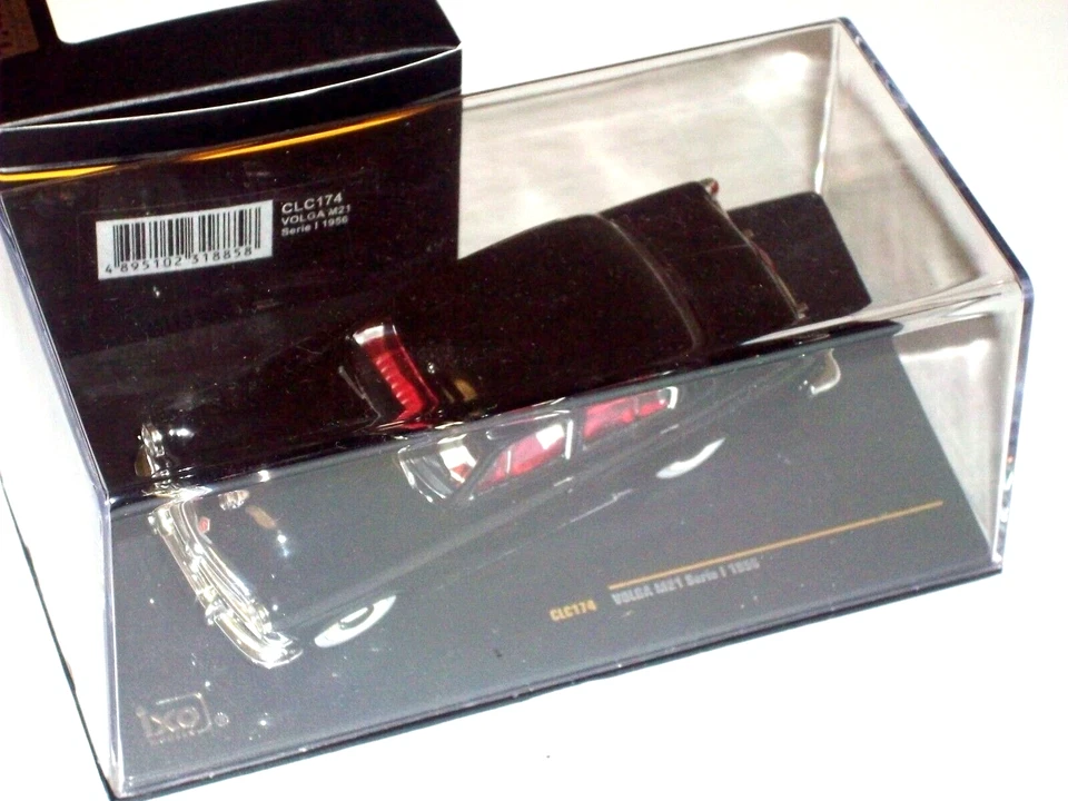 IXO 1/43 CLC174 VOLGA M21 Serie I 1956 Nero Black with red interior! Rare! NLA! - Immagine 3 di 4