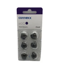 Large Closed Click Sleeves : Signia, Rexton, Miracle-ear for RIC BTE