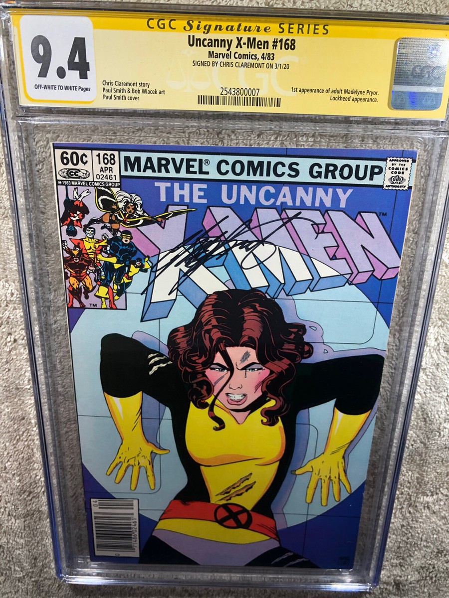 Uncanny X Men 168 CGC SS 9.4 Claremont Newsstand 4/1983 1st
