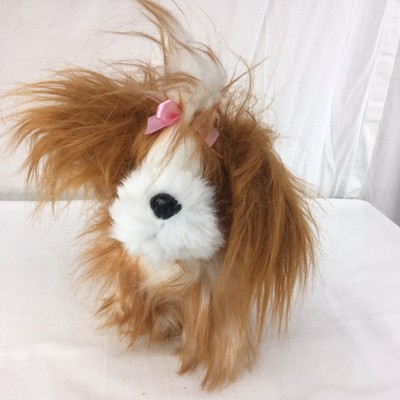 white shih tzu stuffed animal
