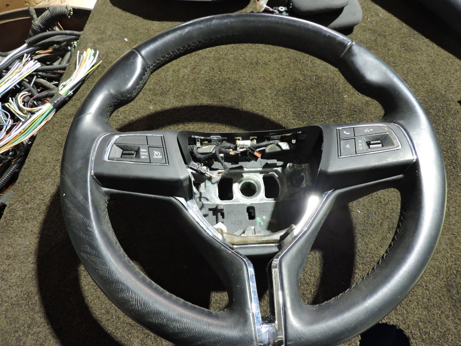 2014-17 MASERATI GHIBLI STEERING WHEEL W/ CONTROL SWITCH 6700116660
