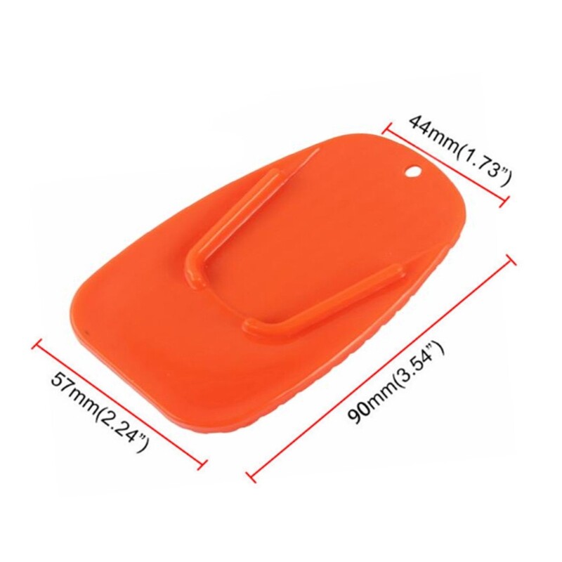 Motorcycle Foot Support Plate 4Pcs AntiSlip Plate Parking Pad for