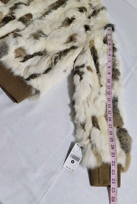 Wilsons Leather Maxima Rabbit Genuine Fur Full Zip Jacket