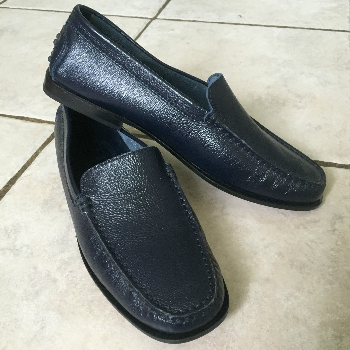 Tod\'s Dark Blue Leather Loafers Man BLUE Loafers in Leather XXM31L00640S5N9MU807 | Tods main image 2
