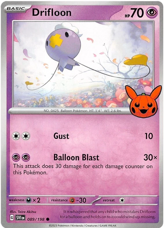 Drifloon 089/198 Trick or Trade Booster Bundle 2023