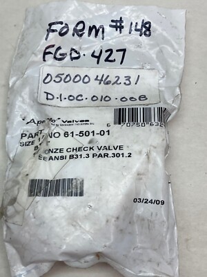 Apollo,61-501-01,Bronze Check Valve 1 Inch