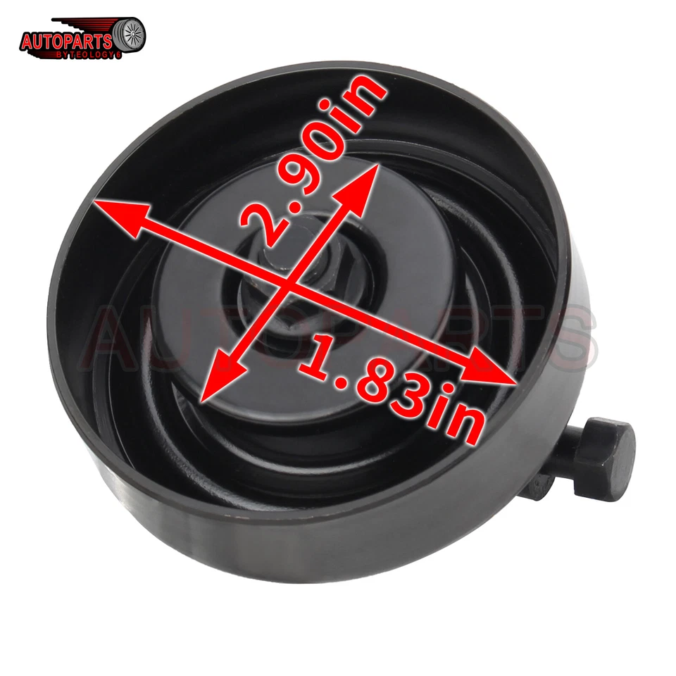 Polea de tensión de correa de acero negro para Kia Spectra5 Tucson 05-09 9783429010 Foto 4 de 4