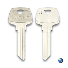 ORIGINAL 6275LB Key Blanks for Various Products by Sargent (2 Keys)