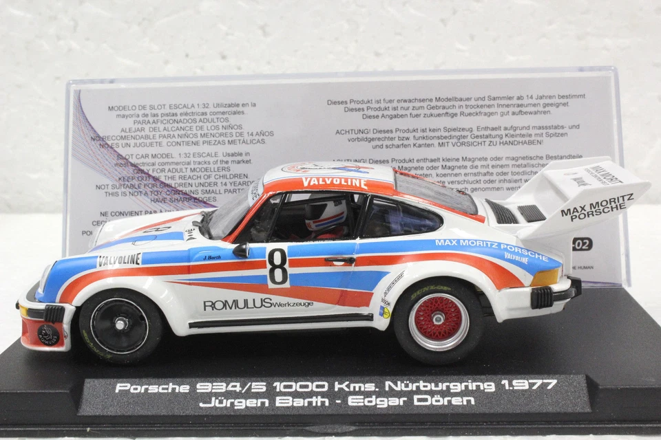 Трассовая автомодель Slotwings W065-02 Porsche 934/5 1000 км Нюрбургринг 1977, No8 1:32 - Изображение 3 из 4