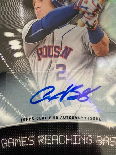 ALEX BREGMAN 2016 BOWMAN BEST AUTOGRAPH AUTO #16/50 ASTROS!!! ROOKIE RC - Picture 4 of 7