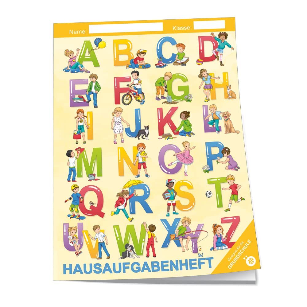 TRÖTSCH - Hausaufgabenheft Grundschule ABC: Schulplaner Hausaufgabenheft Timer Terminkalender - Bild 2