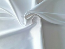 High Quality Subtle Sheen White Duchess Satin-Bridal -  Prom dress -1 full metre