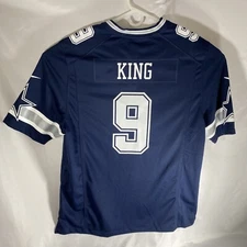 Nike King Tony Romo Dallas Cowboys #9 Blue Football Jersey Size XL Men’s