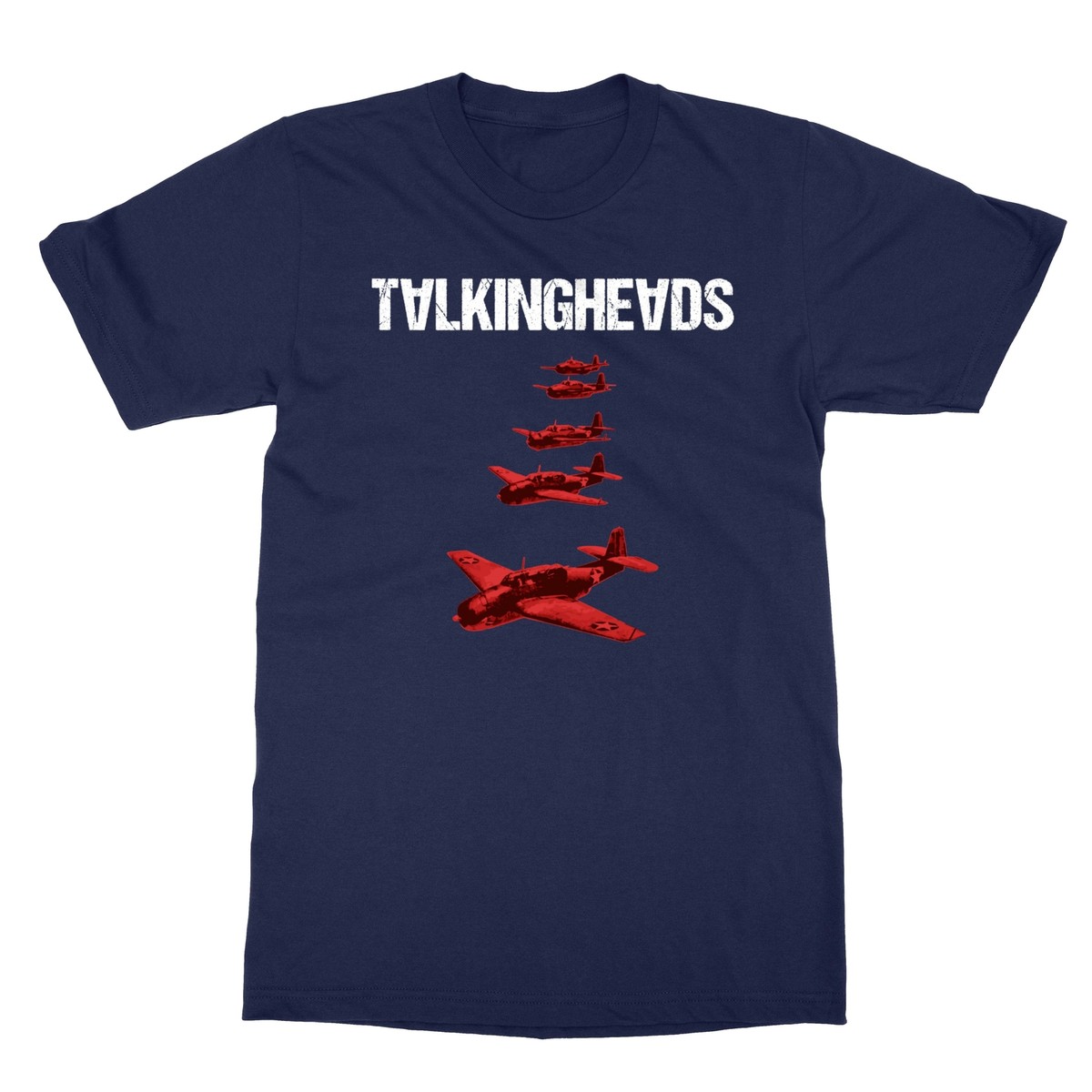 【1回着用】DAVID BYRNE Ｍサイズ Tシャツ Talking Heads David Byrne True Stories Plane Retro Vintage Men's T