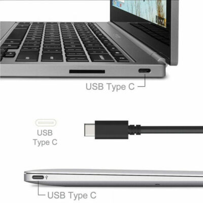 AGOZ 6ft Braided USB-C Fast Charging Cable - Coiled Type C Cord For ZTE Phones