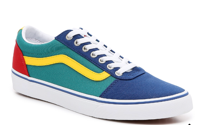 VANS WARD Men’s SHOES SNEAKERS SKATE CASUAL LOW TOPS 7.5 Vans Ward Low Vulcanized Rubber Skate Shoes Men main image 2