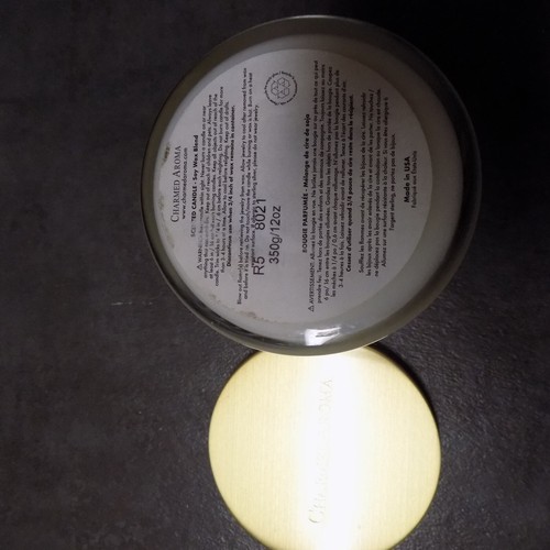 Charmed Aroma Candle SAPPHIRE fresh&fruity September Birthstone Collection 12 oz - Picture 4 of 4