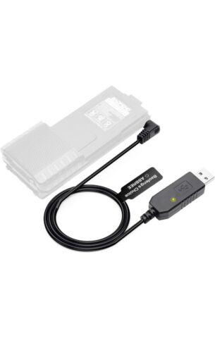 USB Charger Cable for BaoFeng UV-5R UV-82 3800mAh Battery UV-S9 Two Way Radio