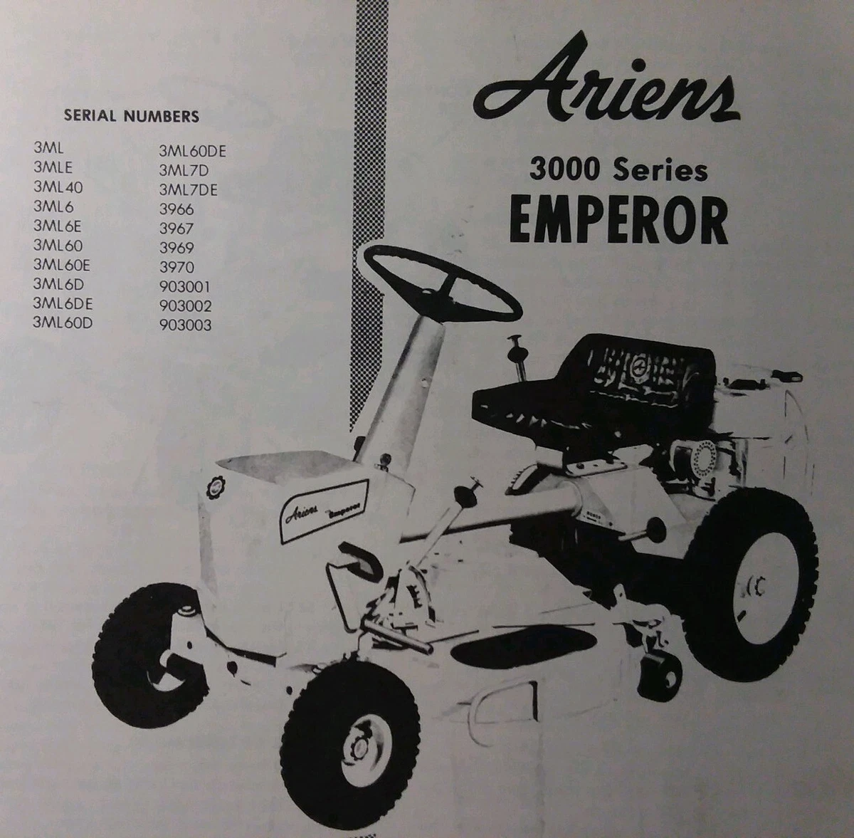 Ariens riding mower manual deals