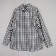 Daniel Cremieux Shirt Mens XL Signature Casual Pocket Button Plaid Long Sleeve